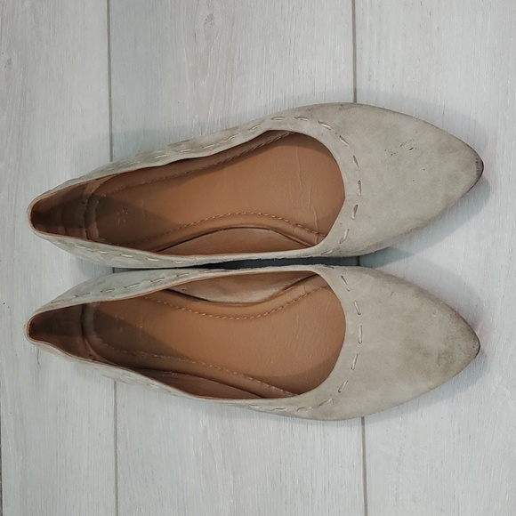 Frye Womens Kiki Stich Comfort Suede Ballet Flats Loafer shoes sz 9M - Picture 4 of 10